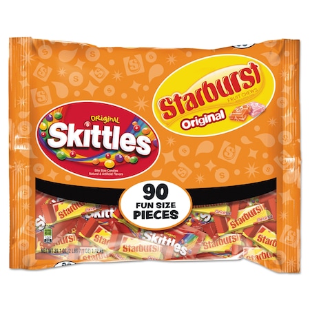 Wrigleys Skittles/Starburst Fun Size, Variety, Individually Wrapped WMW34777